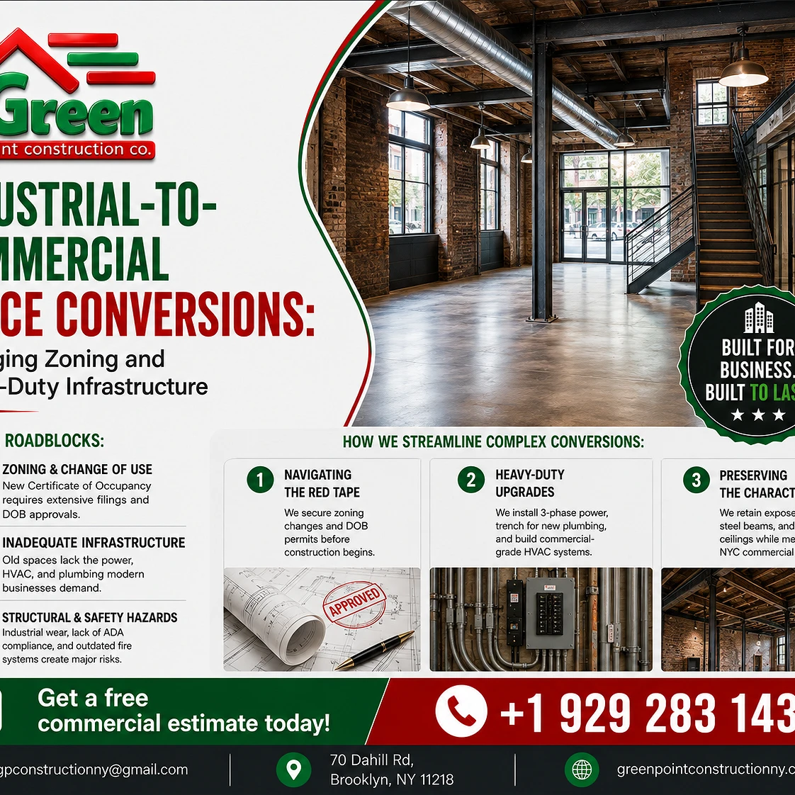 Industrial-to-Commercial Space Conversions: Managing Zoning and Heavy-Duty Infrastructure