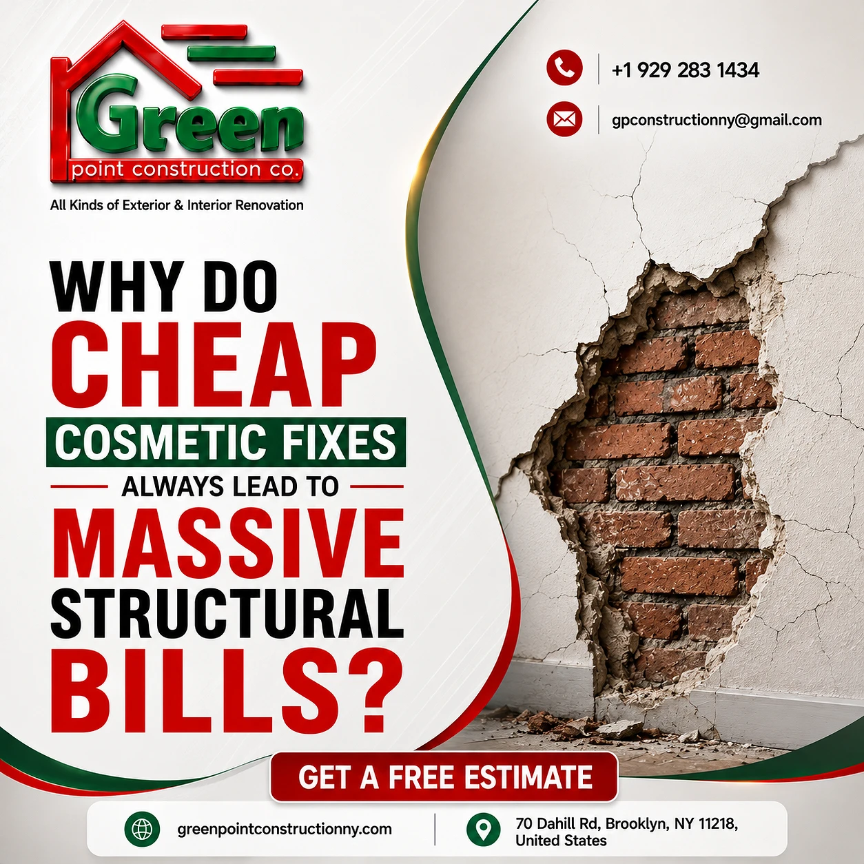 WHY DO CHEAP COSMETIC FIXES ALWAYS LEAD TO MASSIVE STRUCTURAL BILLS?