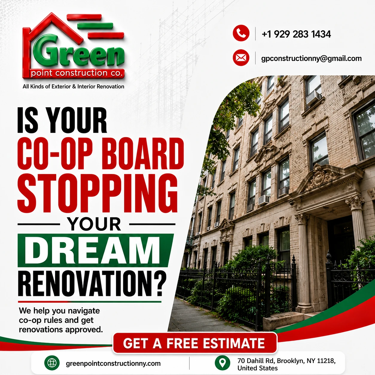 IS YOUR CO-OP BOARD STOPPING YOUR DREAM RENOVATION?