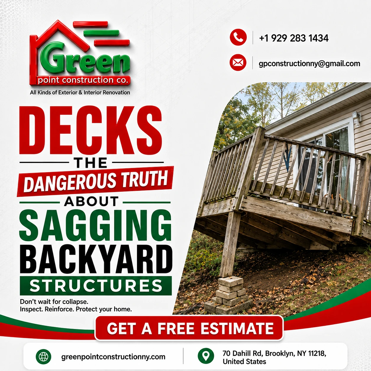DECKS THE DANGEROUS TRUTH ABOUT SAGGING BACKYARD STRUCTURES