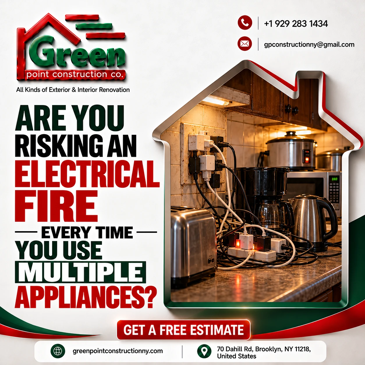 ARE YOU RISKING AN ELECTRICAL FIRE EVERY TIME YOU USE MULTIPLE APPLIANCES?