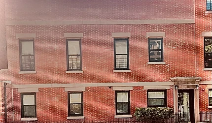 #brownstone sill, lintel restoration# bricks pointing#