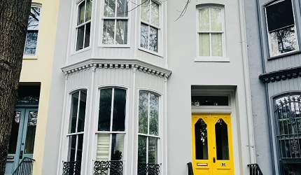 #Waterproofing & cornice repair#LPC Historical buildings# Clinton Hill, Brooklyn# completed by the Green point construction!