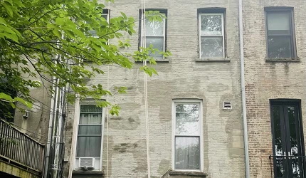 Exterior Waterproofing completed by Green Point Construction Company in St. James pl. Brooklyn, Ny