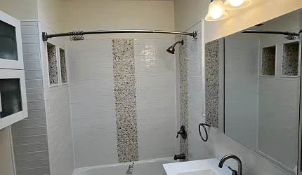 #Bathroom remodeling# E 31st st, Brooklyn # Completed by Green Point Construction #