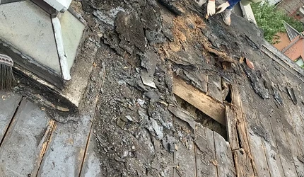 #Roof replacement# Clinton Hill, gates ave, Brooklyn, Ny