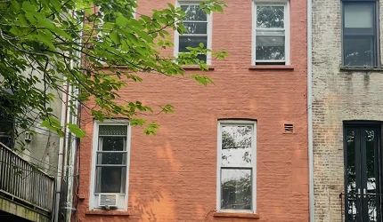 Exterior Waterproofing completed by Green Point Construction Company in St. James pl. Brooklyn, Ny