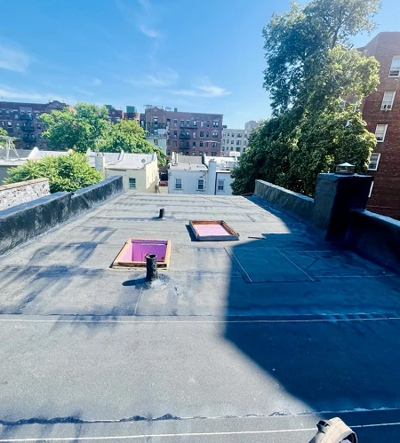 Roof replacement # sterling st. Brooklyn, Ny